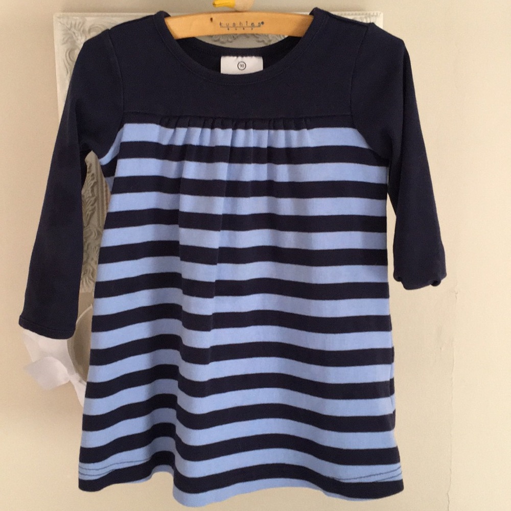 Classic Hanna Andersson Navy Stripe Dress